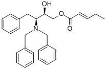 PENT-2-ENOIC ACID (2R,3S)-3-DIBENZYLAMINO-2-HYDROXY-4-PHENYLBUTYL ESTER CAS#: 871948-96-8
