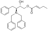 PENT-2-ENOIC ACID (2S,3S)-3-DIBENZYLAMINO-2-HYDROXY-4-PHENYLBUTYL ESTER CAS#: 871949-03-0