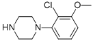 Piperazine, 1-(2-chloro-3-methoxyphenyl)- CAS#: 846031-61-6