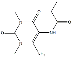 Propionamide, N-(6-amino-1,2,3,4-tetrahydro-1,3-dimethyl-2,4-dioxo-5-pyrimidinyl)- (5CI) CAS#: 856984-03-7