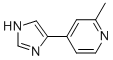 Pyridine, 4-(1H-imidazol-4-yl)-2-methyl- (9CI) CAS#: 851262-44-7