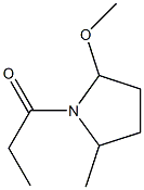 Pyrrolidine, 2-methoxy-5-methyl-1-propionyl- (2CI) CAS#: 861384-72-7