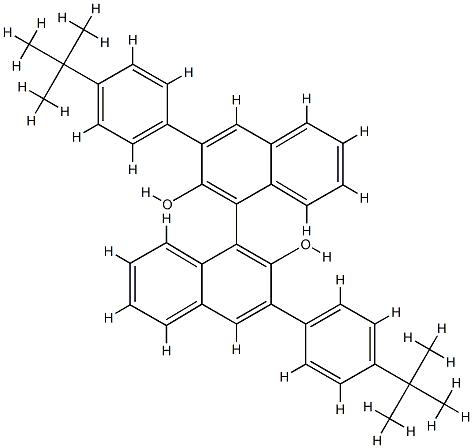 R-3,3'-Bis(4-(1,1-diMethylethyl)phenyl)-1,1'-bi-2-naphthol CAS#: 851615-06-0