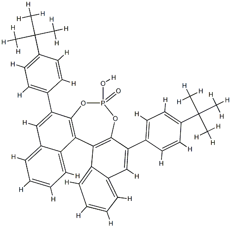 R-3,3'-Bis(4-(1,1-diMethylethyl)phenyl)-1,1'-binaphthyl-2,2'-diyl hydrogenphosphate CAS#: 861909-30-0