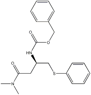 (R)-benzyl 4-(dimethylamino)-4-oxo-1-(phenylthio)butan-2-ylcarbamate CAS#: 870812-30-9