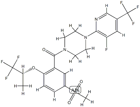 RO4917838 (R enantioMer) CAS#: 845614-12-2