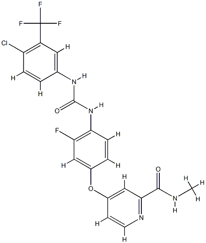Regorafenib CAS#: 835621-08-4