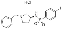 (S)-N-(1-BENZYL-PYRROLIDIN-3-YL)-4-IODO-BENZENESULFONAMIDE HYDROCHLORIDE CAS#: 864759-47-7