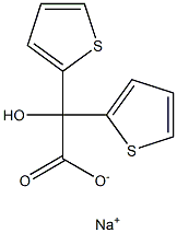 Sodium 2-hydroxy-2,2-di(thiophen-2-yl)acetate CAS#: 877467-46-4