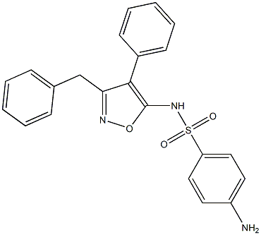 Sulfanilamide, N1-(3-benzyl-4-phenyl-5-isoxazolyl)- (5CI) CAS#: 874505-09-6