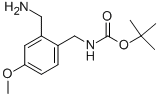 TERT-BUTYL 2-(AMINOMETHYL)-4-METHOXYBENZYLCARBAMATE CAS#: 862205-34-3