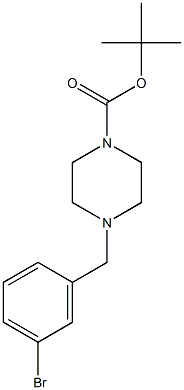 TERT-BUTYL 4-(3-BROMOBENZYL)PIPERAZINE-1-CARBOXYLATE CAS#: 865314-27-8