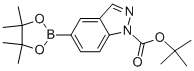 TERT-BUTYL 5-(4,4,5,5-TETRAMETHYL-1,3,2-DIOXABOROLAN-2-YL)-1H-INDAZOLE-1-CARBOXYLATE CAS#: 864771-44-8