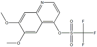 Trifluoromethanesulfonic acid 6,7-dimethoxyquinolin-4-yl ester CAS#: 849217-54-5