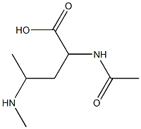Valeric acid, 2-acetamido-4-methylamino- (5CI) CAS#: 857976-25-1