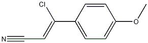 (Z)-3-chloro-3-(4-methoxyphenyl)acrylonitrile CAS#: 874479-16-0