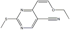 (Z)-4-(2-ethoxyvinyl)-2-(Methylthio)pyriMidine-5-carbonitrile CAS#: 878804-79-6