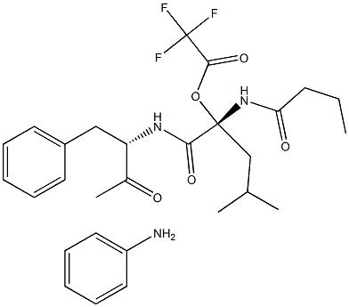 (alphaS)-alpha-Aminobenzenebutanoyl-L-leucyl-L-phenylalanine methyl ester mono(trifluoroacetate) CAS#: 868539-99-5