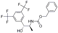 benzyl (1R,2S)-1-(3,5-bis(trifluoromethyl)phenyl)-1-hydroxypropan-2-ylcarbamate CAS#: 877384-16-2