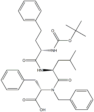 benzyl ((S)-2-((tert-butoxycarbonyl)aMino)-4-phenylbutanoyl)-L-leucyl-L-phenylalaninate CAS#: 868540-15-2