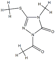 -delta-2-1,2,4-Triazolin-5-one, 1-acetyl-4-methyl-3-(methylthio)- (5CI) CAS#: 856863-86-0