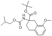 isobutyl 2-(tert-butoxycarbonyl)-1,2,3,4-tetrahydro-8-methoxynaphthalen-2-ylcarbamate CAS#: 833489-37-5