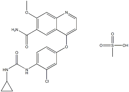 lenvatinib Mesylate CAS#: 857890-39-2