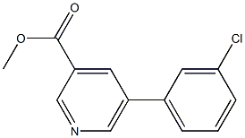 methyl 5-(3-chlorophenyl)pyridine-3-carboxylate CAS#: 893734-67-3