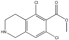 methyl 5,7-dichloro-1,2,3,4-tetrahydroisoquinoline-6-carboxylate CAS#: 851784-90-2
