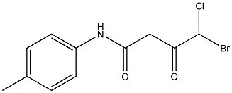 p-Acetotoluide, 2-(bromochloroacetyl)- (1CI) CAS#: 861611-48-5