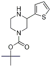 tert-Butyl 3-(thien-2-yl)piperazine-1-carboxylate, 1-(tert-Butoxycarbonyl)-3-(thien-2-yl)piperazine CAS#: 886771-38-6