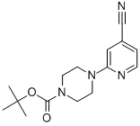 tert-Butyl 4-(4-cyanopyrid-2-yl)piperazine-1-carboxylate CAS#: 884507-31-7