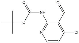 tert-Butyl (4-chloro-3-formylpyridin-2-yl)carbamate CAS#: 868736-42-9