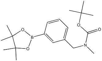 tert-butyl 3-(4,4,5,5-tetramethyl-1,3,2-dioxaborolan-2-yl)benzylmethylcarbamate CAS#: 817618-31-8