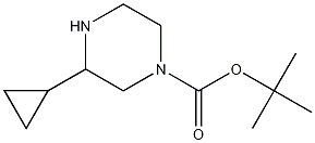 tert-butyl 3-cyclopropylpiperazine-1-carboxylate CAS#: 886779-85-7