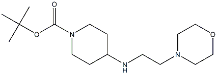 tert-butyl 4-(2-morpholinoethylamino)piperidine-1-carboxylate CAS#: 887585-97-9