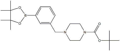 tert-butyl 4-(3-(4,4,5,5-tetramethyl-1,3,2-dioxaborolan-2-yl)benzyl)piperazine-1-carboxylate CAS#: 883738-19-0
