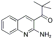 1-(2-AMINO-3-QUINOLINYL)-2,2-DIMETHYL-1-PROPANONE CAS#: 890093-83-1