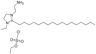 1-(2-aminoethyl)-3-ethyl-2-heptadecyl-4,5-dihydro-1H-imidazolium ethyl sulphate CAS#: 93783-41-6