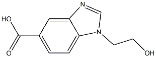 1-(2-hydroxyethyl)-1H-benzimidazole-5-carboxylic acid(SALTDATA: FREE) CAS#: 890094-09-4