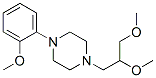 1-(2,3-dimethoxypropyl)-4-(2-methoxyphenyl)piperazine CAS#: 93162-33-5