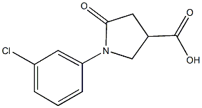 1-(3-CHLOROPHENYL)-5-OXOPYRROLIDINE-3-CARBOXYLICACID CAS#: 92847-41-1