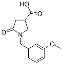 1-(3-METHOXYBENZYL)-5-OXOPYRROLIDINE-3-CARBOXYLICACID CAS#: 96449-90-0