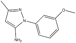 1-(3-methoxyphenyl)-3-methyl-1H-pyrazol-5-amine CAS#: 92721-94-3