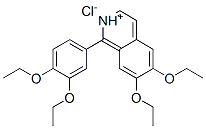 1-(3,4-diethoxyphenyl)-6,7-diethoxyisoquinolinium chloride CAS#: 93940-25-1