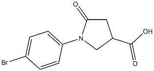 1-(4-BROMOPHENYL)-5-OXOPYRROLIDINE-3-CARBOXYLIC ACID CAS#: 91348-51-5