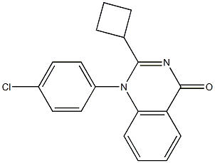 1-(4-Chlorophenyl)-2-cyclobutylquinazolin-4(1H)-one CAS#: 95216-42-5