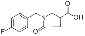 1-(4-FLUOROBENZYL)-5-OXO-3-PYRROLIDINECARBOXYLIC ACID CAS#: 96449-68-2