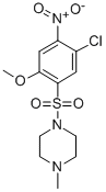 1-((5-Chloro-2-methoxy-4-nitrophenyl)sulfonyl)-4-methylpiperazine CAS#: 97630-21-2