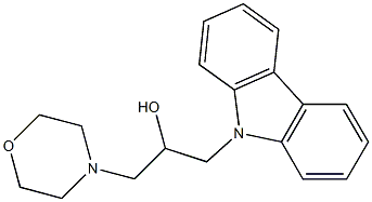 1-(9H-carbazol-9-yl)-3-morpholinopropan-2-ol CAS#: 91324-16-2